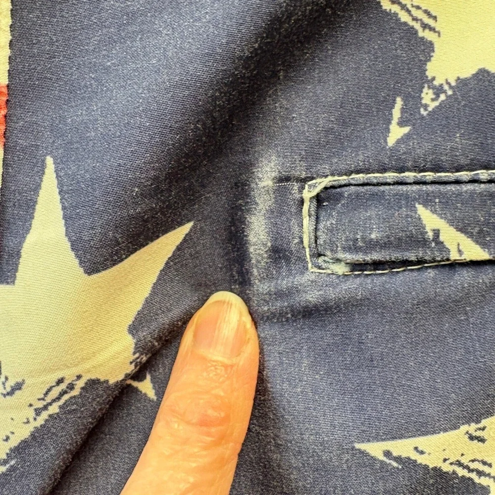 American Eagle Swim Trunks Men Sz Small‎ American Flag Stars Stripes Patriotic